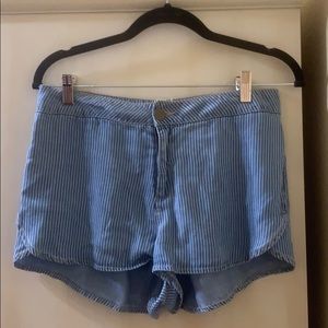 Urban Outfitters Pinstriped Shorts